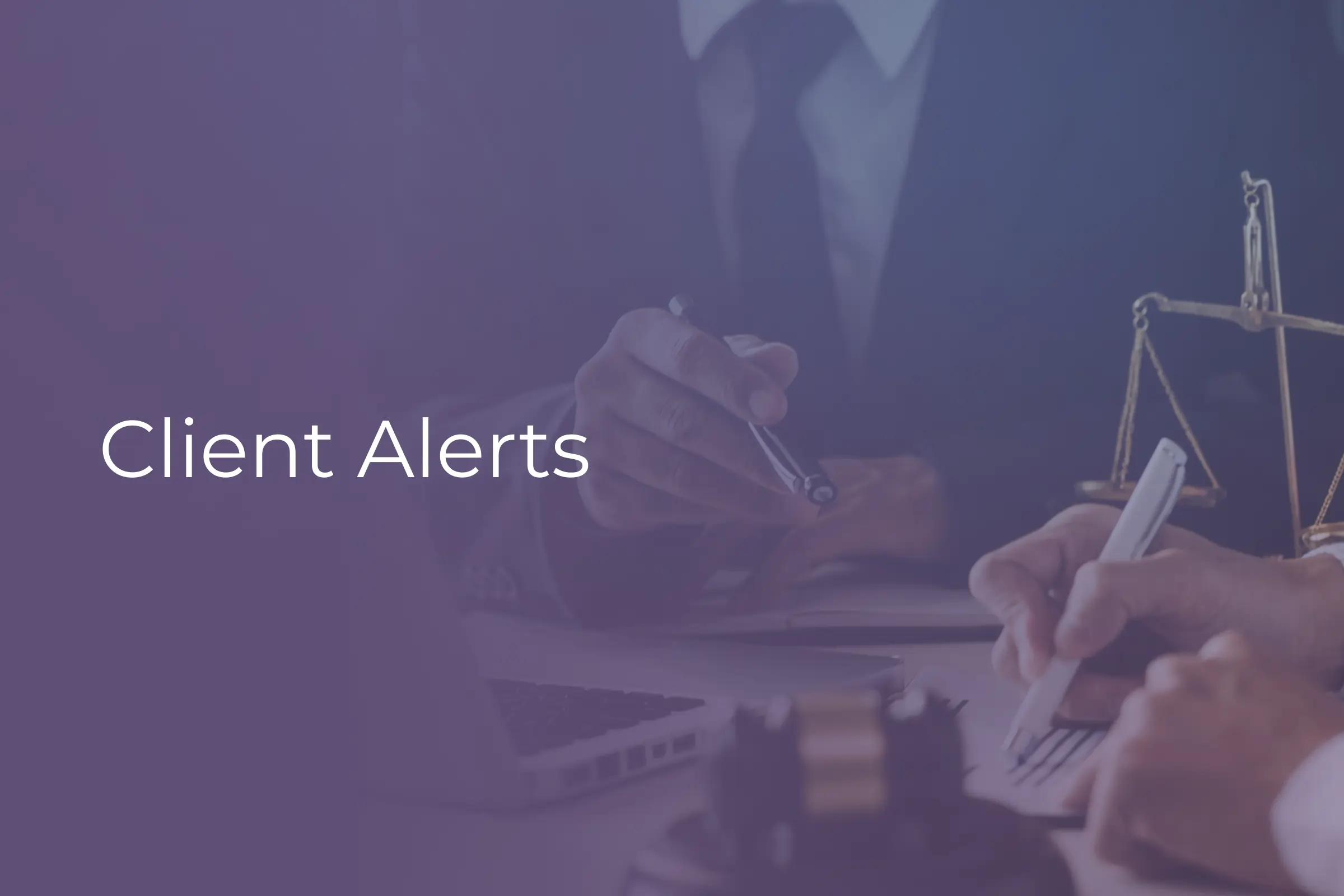 Client Alerts
