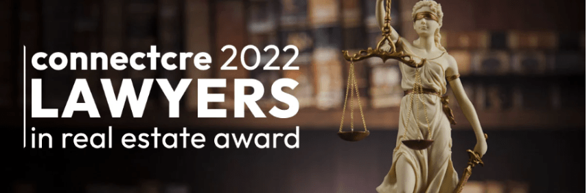 Connectcre 2022 Lawyers in real estate award